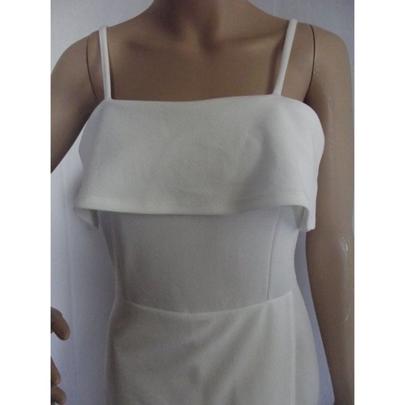 Absolute Angel Romper Large White Skort Shorts L sleeveless spaghetti straps - Picture 3 of 8